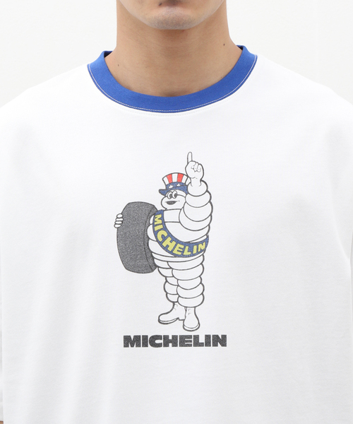 417 EDIFICE(フォーワンセブンエディフィス)の「MICHELIN Tシャツ5(Tシャツ/カットソー・メンズ・ホワイト・X-LARGE/MEDIUM/LARGE)」の12枚目の写真