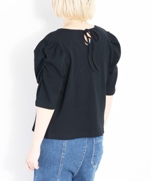 cepo | バックリボン ソデギャザーカーデ(カーディガン/ボレロ)