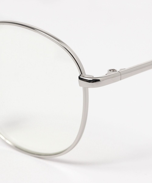 FOREVER 21（フォーエバー トゥエンティーワン）の「メタルフレームメガネ2（メガネ・レディース・シルバー・FREE）」の4枚目の写真