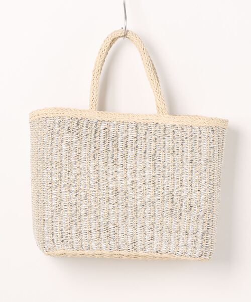 Paradise Picnic(パラダイスピクニック)の「ラメ編みスクエアかごバッグ(かごバッグ・レディース・シルバー・FREE)」の3枚目の写真