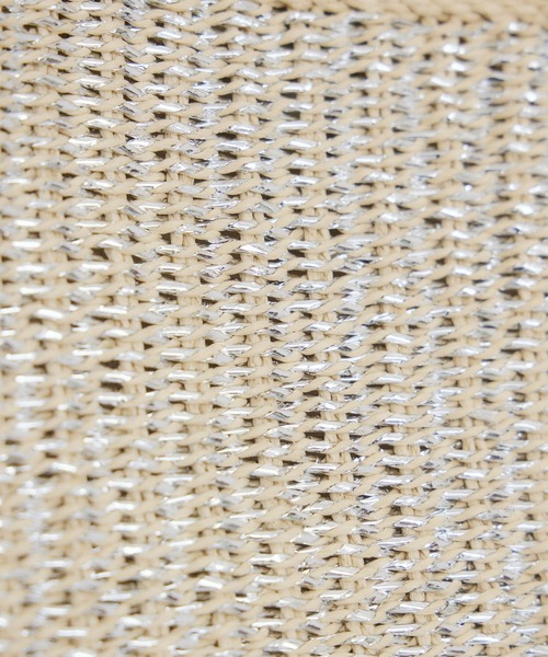 Paradise Picnic(パラダイスピクニック)の「ラメ編みスクエアかごバッグ(かごバッグ・レディース・シルバー・FREE)」の18枚目の写真