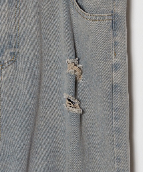 Theater code(シアターコード)の「▲hard crash denim pants / ハード クラッシュ デニムパンツ(デニムパンツ・メンズ・ブルー・3/2)」の6枚目の写真