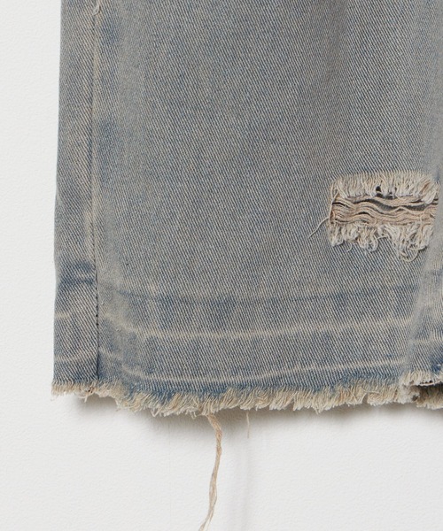 Theater code(シアターコード)の「▲hard crash denim pants / ハード クラッシュ デニムパンツ(デニムパンツ・メンズ・ブルー・3/2)」の9枚目の写真