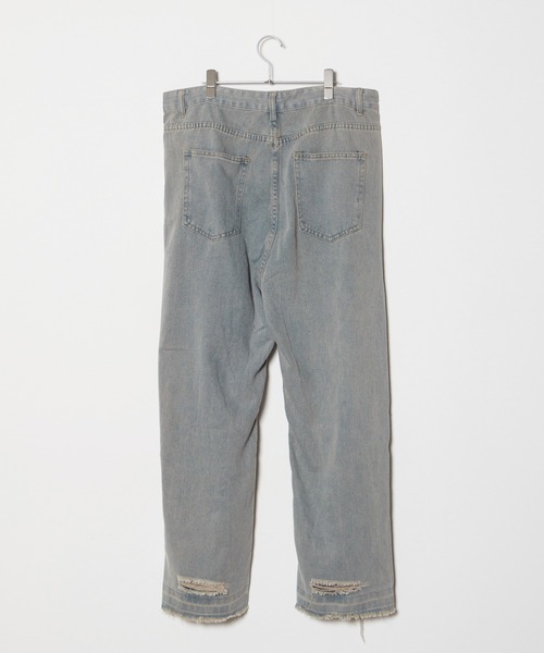 Theater code(シアターコード)の「▲hard crash denim pants / ハード クラッシュ デニムパンツ(デニムパンツ・メンズ・ブルー・3/2)」の3枚目の写真