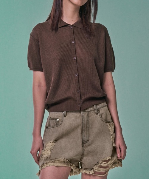 ショートパンツ NASTY FANCY CLUB [NF] VINTAGE DENIM SHORTS 4BTR659 FANCY CLUB（ファンシークラブ）の「NASTY FANCY CLUB