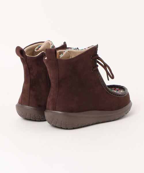 チチカカ（チチカカ）の「キカファブリックモカシンブーツ（ブーツ・レディース・ダークブラウン/キャメル・MEDIUM/LARGE）」の16枚目の写真