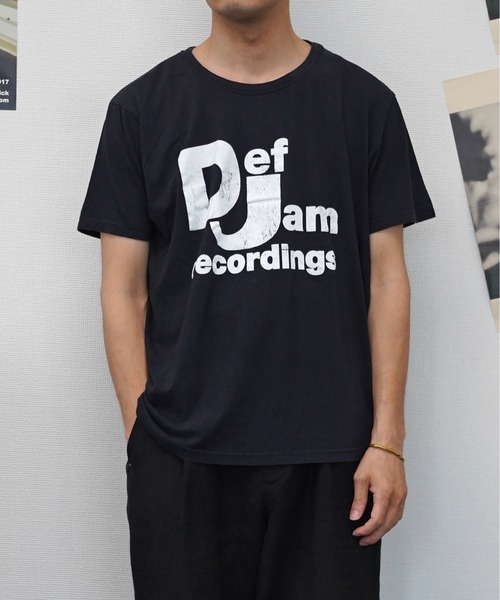 THRIFTY LOOK（スリフティールック）の「THRIFTY LOOK  スリフティールック / THRIFTY "DEF JAM" TEE　デフ・ジャム（Tシャツ/カットソー・メンズ・ブラック・LARGE/X-LARGE）」の6枚目の写真