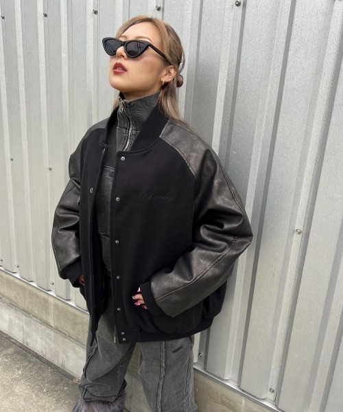 ビンテージライクBIGメルトンスタジャン（スタジャン）｜BLONDEY