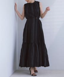 anuans | ジャガードティアードワンピース(ワンピース)