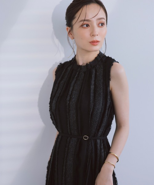 アニュアンス　ジャガードティアードワンピース アニュアンス anuans ジャガードティアードワンピース （LIGHT