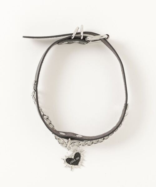 NOVESSEL（ノベセル）の「A'GEM/9 × .kom『NOVESSEL/ノベセル』ハートチェーンチョーカー（チョーカー・レディース・ブラック・FREE）」の4枚目の写真