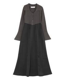 LAGUNAMOON | カラーニットドッキングナローワンピース(ワンピース)