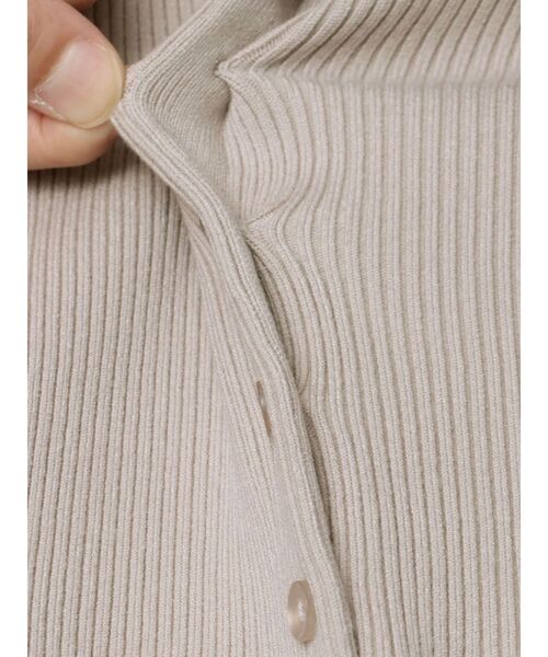 LAGUNAMOON（ラグナムーン）の「カラーニットドッキングナローワンピース（ワンピース・レディース・ブラック/チャコールグレー/ベージュ・MEDIUM/SMALL）」の13枚目の写真