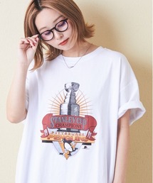 evo.（エボ）の「ビッグシルエットプリントTシャツ（Tシャツ/カットソー）」