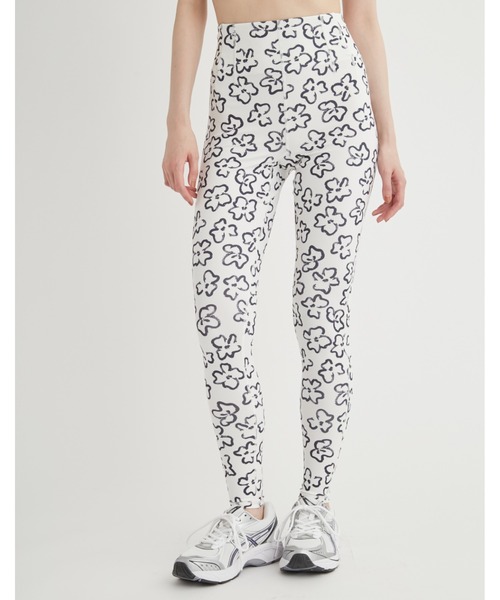 emmi(エミ)の「eco ドローウィングレギンス(その他パンツ・レディース・オフホワイト/ネイビー・0/1)」の5枚目の写真