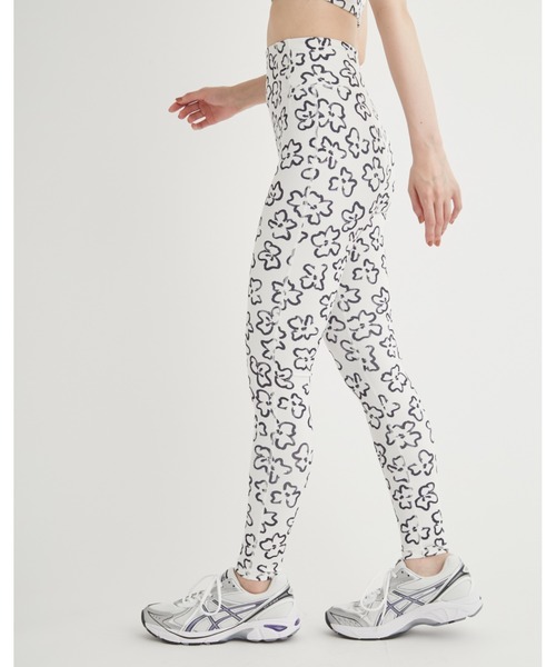 emmi(エミ)の「eco ドローウィングレギンス(その他パンツ・レディース・オフホワイト/ネイビー・0/1)」の6枚目の写真