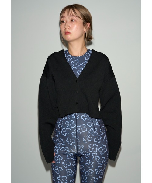 emmi(エミ)の「eco ドローウィングレギンス(その他パンツ・レディース・オフホワイト/ネイビー・0/1)」の21枚目の写真