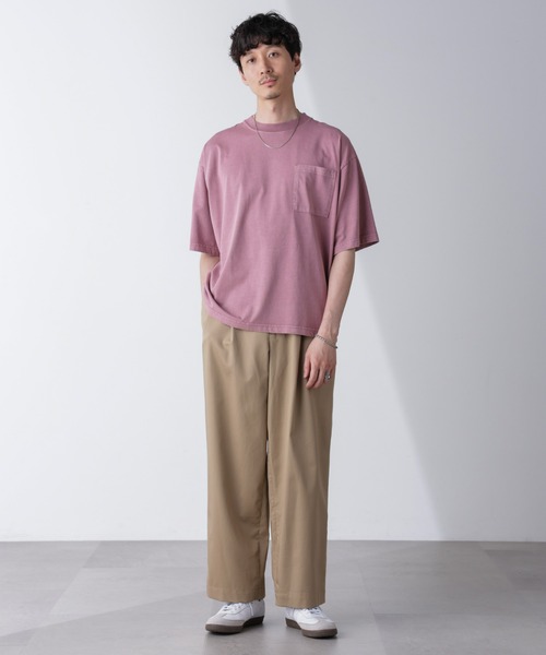 PENNEYS（ぺニーズ）の「「PENNEYS」別注ピグメントTシャツ 半袖（Tシャツ/カットソー・メンズ・スミクロ/ピンク/ブルー・L/M）」の20枚目の写真