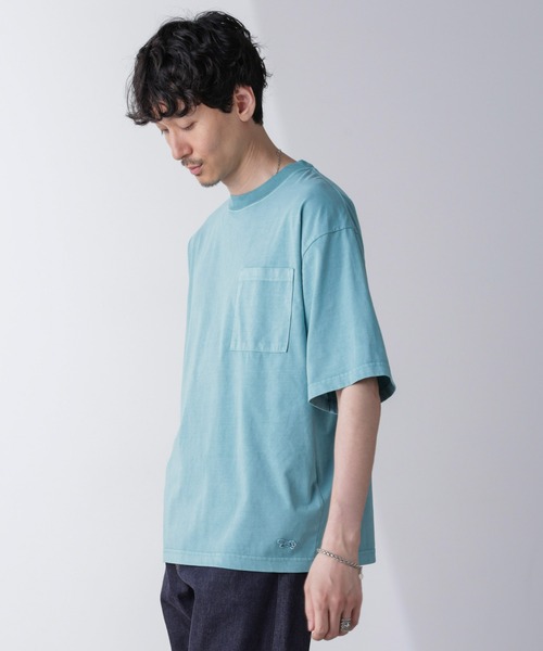 PENNEYS（ぺニーズ）の「「PENNEYS」別注ピグメントTシャツ 半袖（Tシャツ/カットソー・メンズ・スミクロ/ピンク/ブルー・L/M）」の18枚目の写真