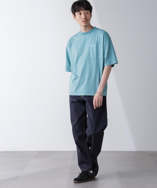 PENNEYS（ぺニーズ）の「「PENNEYS」別注ピグメントTシャツ 半袖（Tシャツ/カットソー・メンズ・スミクロ/ピンク/ブルー・L/M）」の15枚目の写真