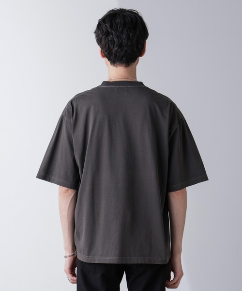 PENNEYS（ぺニーズ）の「「PENNEYS」別注ピグメントTシャツ 半袖（Tシャツ/カットソー・メンズ・スミクロ/ピンク/ブルー・L/M）」の12枚目の写真
