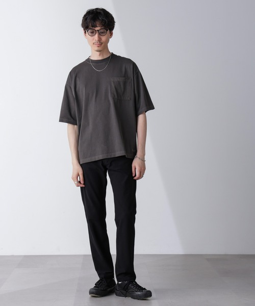 PENNEYS（ぺニーズ）の「「PENNEYS」別注ピグメントTシャツ 半袖（Tシャツ/カットソー・メンズ・スミクロ/ピンク/ブルー・L/M）」の4枚目の写真