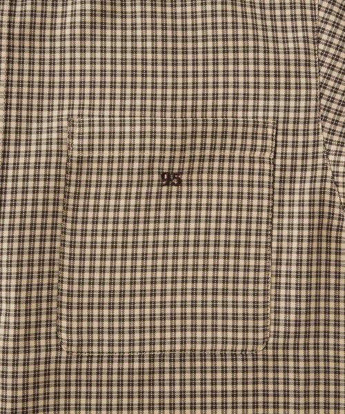 MONO-MART LADY'S（モノマートレディース）の「アソートナンバリング刺繍 バンドカラー ビッグシャツ（シャツ/ブラウス・レディース・ブラック系/ベージュ系/ホワイト/グレー系/ネイビー系・FREE）」の16枚目の写真