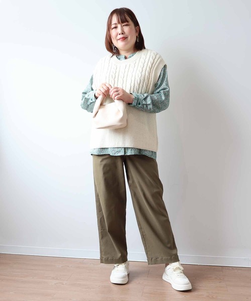 パンツ mint L～6L 大きいサイズ】ストレッチベイカーパンツ（その他パンツ