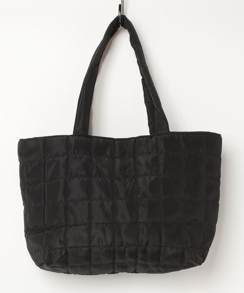 Solace（ソレイス）の「クッションキルティングビッグトート（トートバッグ・レディース・ブラック/グリーン・FREE）」の13枚目の写真