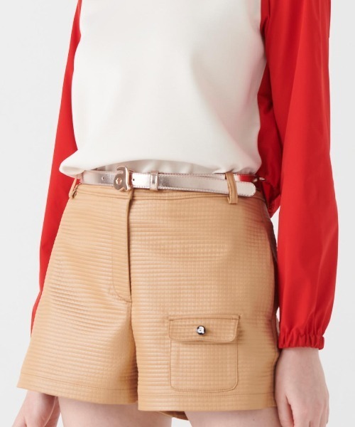 archivio 【美品】 百貨店購入　アルチビオ　ベルト別売 LADIES>リバーシブルメタリックベルト【2024年秋冬】（ベルト