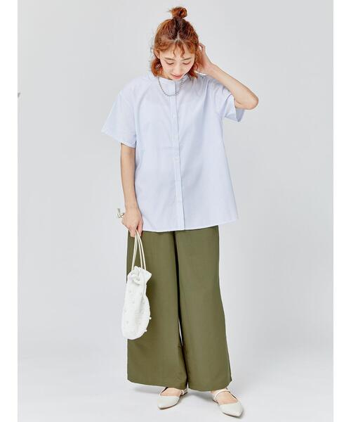 Lugnoncure(ルノンキュール)の「麻風イージーパンツ(その他パンツ・レディース・ブラック/カーキ/モカ・F)」の17枚目の写真