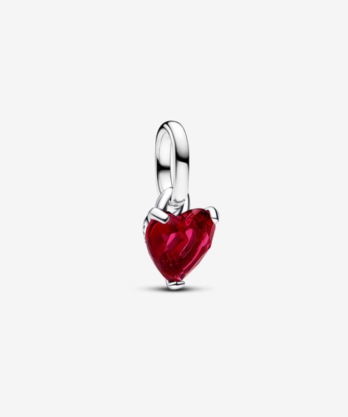 pandora パンドラ　ハート 14k  パヴェ　チャーム ブロークンハート ミニ ダングル チャーム（チャーム）｜Pandora