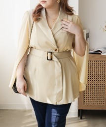 トップス ジャケット/アウター シアー」に該当するベージュ系の