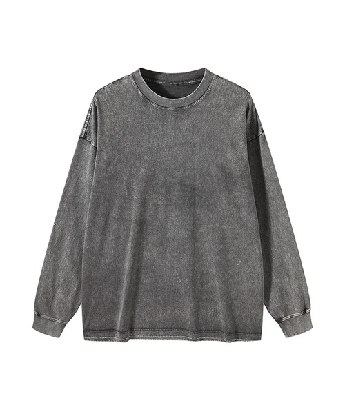 HOOK(フック)の「HOOK -select- ベーシックウォッシュロンTEE(Tシャツ/カットソー・メンズ・オリーブ/ブラウン/グレー/ブラック・XL/L/M)」の15枚目の写真