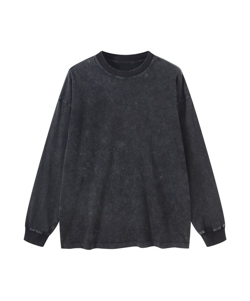 HOOK(フック)の「HOOK -select- ベーシックウォッシュロンTEE(Tシャツ/カットソー・メンズ・オリーブ/ブラウン/グレー/ブラック・XL/L/M)」の14枚目の写真