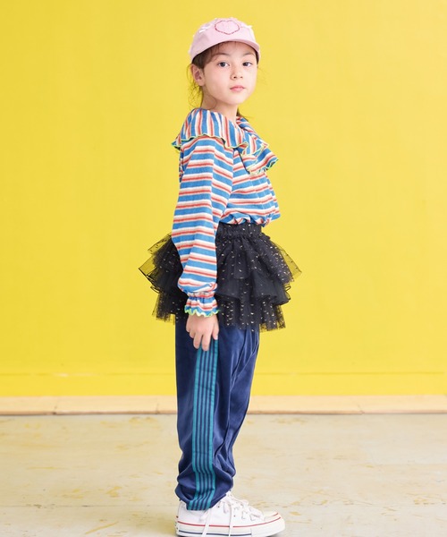 GRIN BUDDY（グリンバディ）の「【GRIN BUDDY】別注 Heart Ribbon Cap(キナリ/ピンク)（キャップ・キッズ・キナリ/ピンク・52/54）」の10枚目の写真
