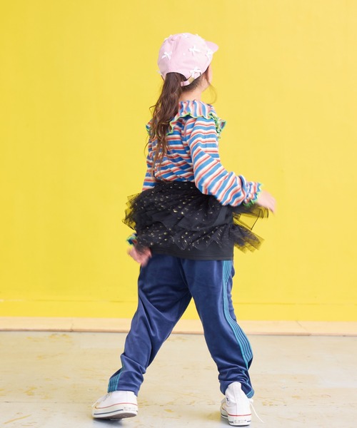 GRIN BUDDY（グリンバディ）の「【GRIN BUDDY】別注 Heart Ribbon Cap(キナリ/ピンク)（キャップ・キッズ・キナリ/ピンク・52/54）」の12枚目の写真