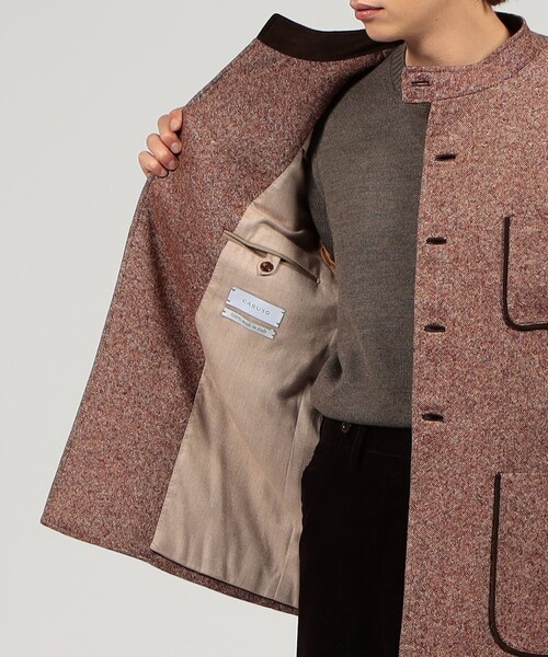 TOMORROWLAND (トゥモローランド)の「【別注】CARUSO フォレスティエールジャケット(ブルゾン・メンズ・レッド系その他・52/50/48)」の6枚目の写真
