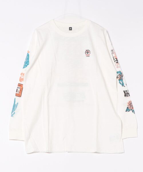チャイハネ（チャイハネ）の「【チャイハネ】ソルッティMEN'S長袖Tシャツ（Tシャツ/カットソー・メンズ・パープル/ホワイト/ブラック・FREE）」の4枚目の写真