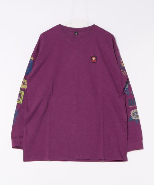 チャイハネ（チャイハネ）の「【チャイハネ】ソルッティMEN'S長袖Tシャツ（Tシャツ/カットソー・メンズ・パープル/ホワイト/ブラック・FREE）」の21枚目の写真