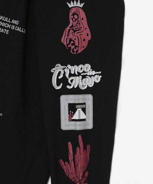 チャイハネ（チャイハネ）の「【チャイハネ】ソルッティMEN'S長袖Tシャツ（Tシャツ/カットソー・メンズ・パープル/ホワイト/ブラック・FREE）」の14枚目の写真