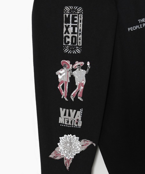 チャイハネ（チャイハネ）の「【チャイハネ】ソルッティMEN'S長袖Tシャツ（Tシャツ/カットソー・メンズ・パープル/ホワイト/ブラック・FREE）」の15枚目の写真