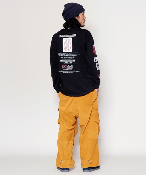 チャイハネ（チャイハネ）の「【チャイハネ】ソルッティMEN'S長袖Tシャツ（Tシャツ/カットソー・メンズ・パープル/ホワイト/ブラック・FREE）」の19枚目の写真