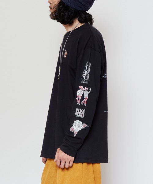 チャイハネ（チャイハネ）の「【チャイハネ】ソルッティMEN'S長袖Tシャツ（Tシャツ/カットソー・メンズ・パープル/ホワイト/ブラック・FREE）」の20枚目の写真