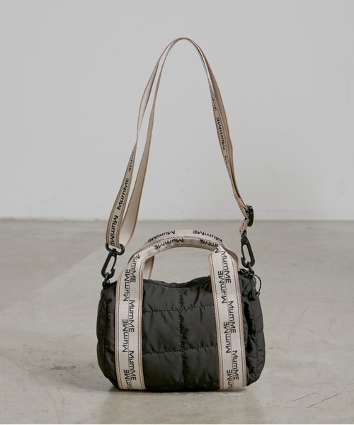 CIAOPANIC TYPY（チャオパニックティピー）の「新色登場！！【MumME】ジャガードテープキルティングミニボストンショルダー（ショルダーバッグ・レディース・ブラック/グレー/オフホワイト/シルバー/ホワイト・ONE SIZE）」の20枚目の写真