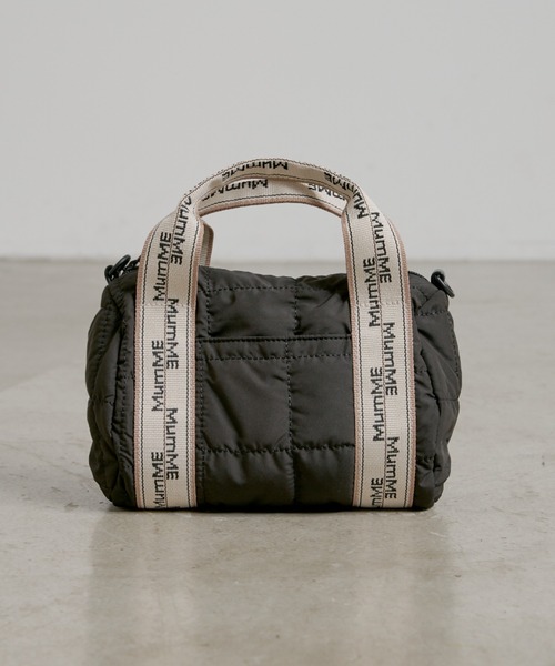 CIAOPANIC TYPY（チャオパニックティピー）の「新色登場！！【MumME】ジャガードテープキルティングミニボストンショルダー（ショルダーバッグ・レディース・ブラック/グレー/オフホワイト/シルバー/ホワイト・ONE SIZE）」の17枚目の写真