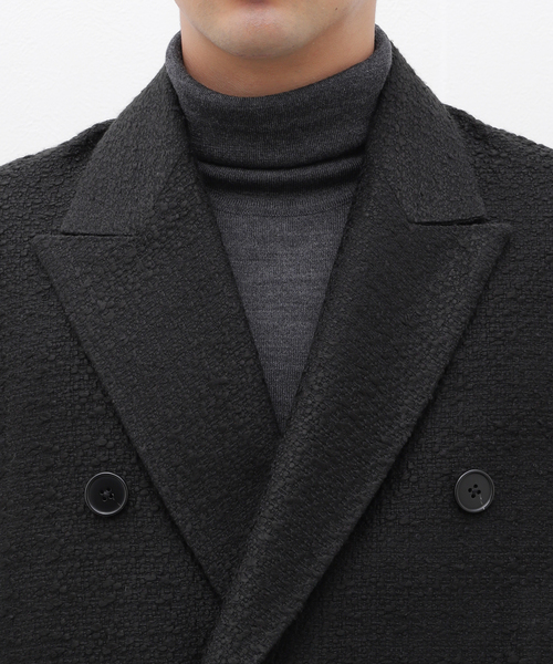 ジャケット・アウター COUTURE D'ADAM Silknep Tweed Cottage CT COUTURE D'ADAM - COUTURE D'ADAM Cottage coat クチュールドア