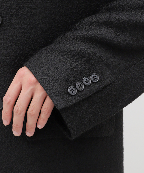 ジャケット・アウター COUTURE D'ADAM Silknep Tweed Cottage CT COUTURE D'ADAM - COUTURE D'ADAM Cottage coat クチュールドア