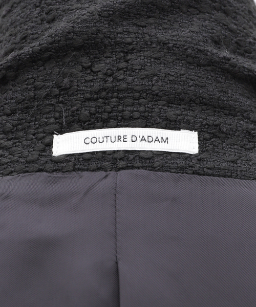 Couture d'adam(クチュールドアダム)の「COUTURE D'ADAM(クチュール ド アダム) BK Tweed Cottage CT 24AW-056(テーラードジャケット・メンズ・ブラック・42/40)」の19枚目の写真