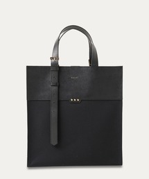CULLNI（クルニ）の「Leather Belt Handle ＆ Canvas Combination Mini Tote Bag（トートバッグ）」